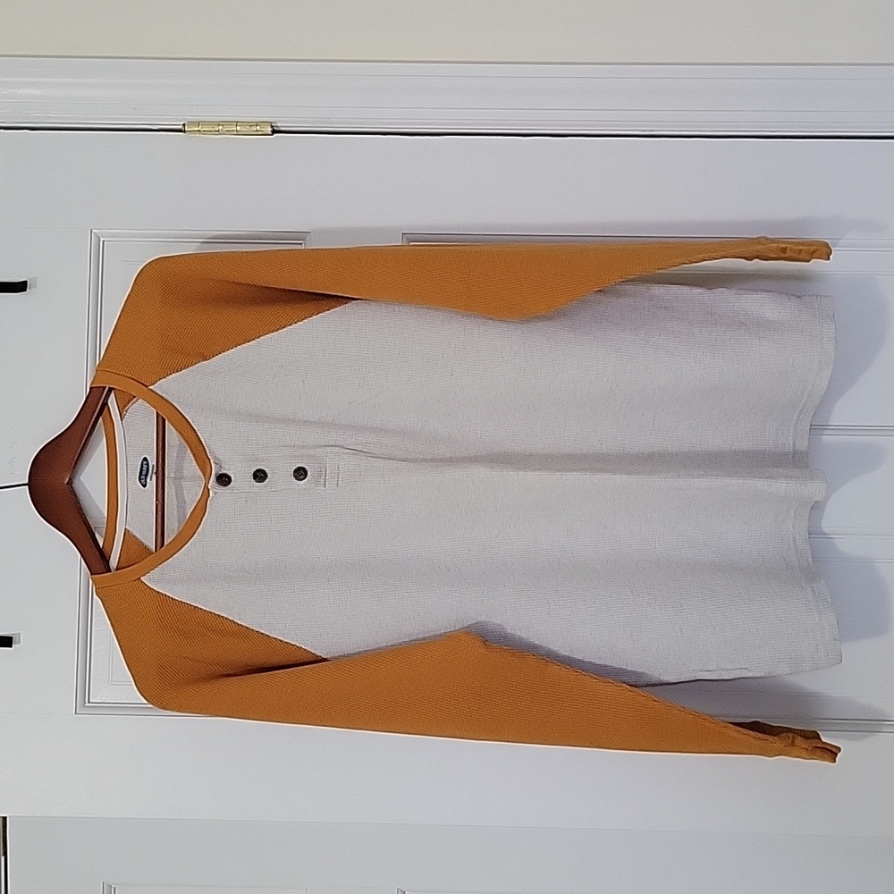 Old Navy Long Sleeve Thermal Henley Shirt